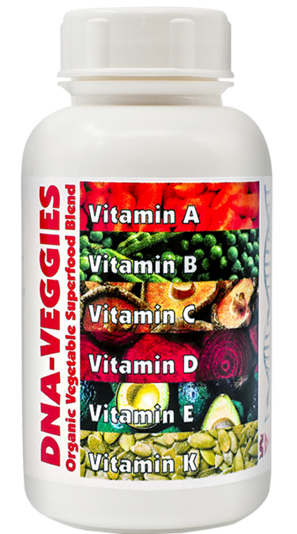 Natural Vitamin Supplement - DNA-VEGGIES: Optimal Health and Immunity