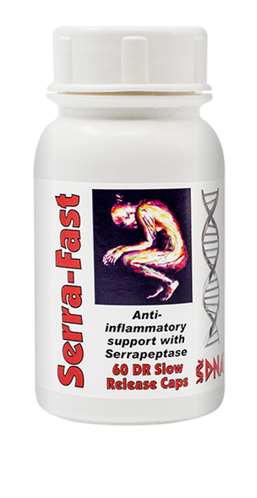 Serra-Fast capsules and ingredients for inflammation relief