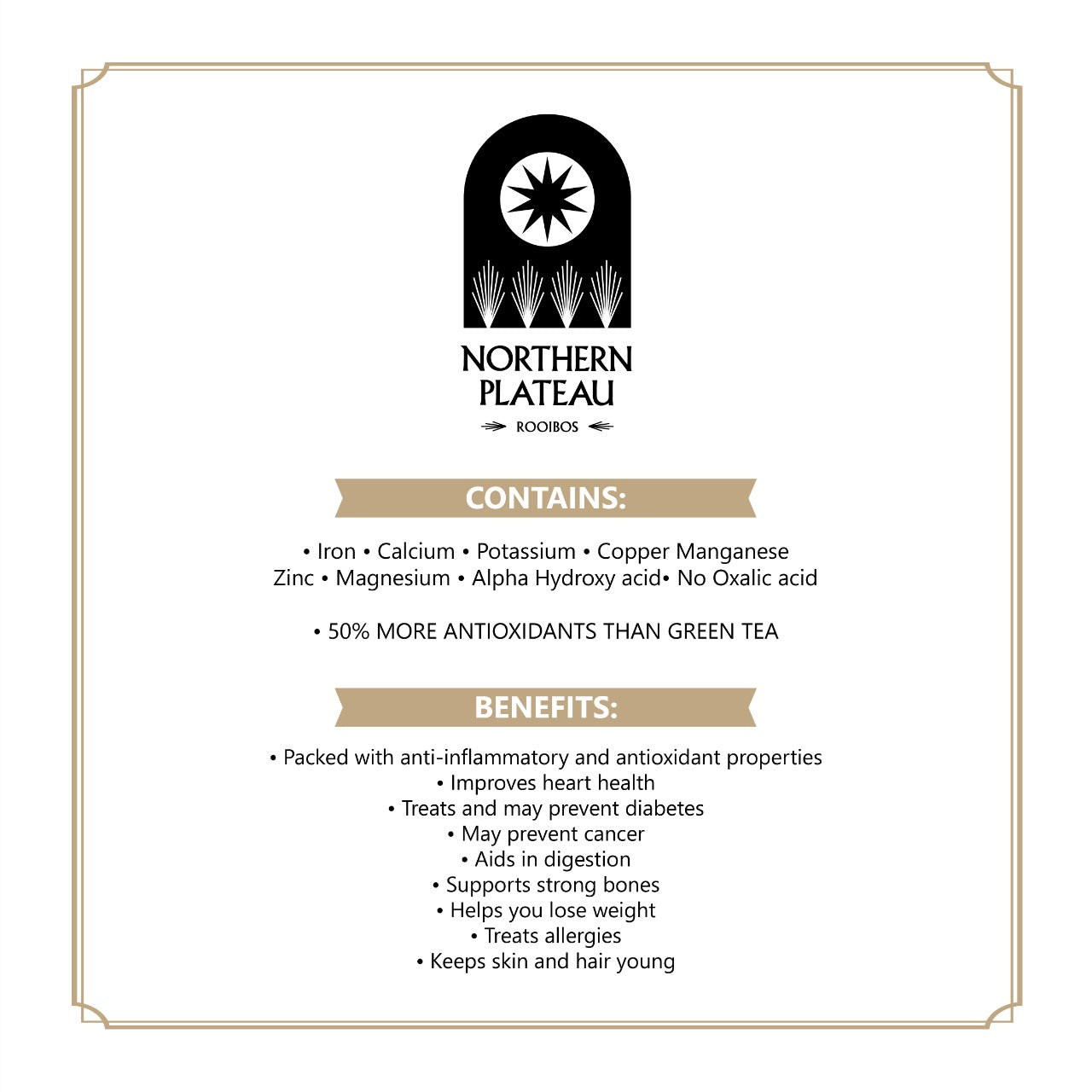 Northern Plateau Rooibos Tea (100% loose leaf)