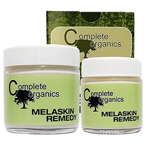 Melaskin Remedy organic cream for sun damage, viral, and fungal skin conditions. Contains African Potato, Sutherlandia, and Kigelia for natural, effective treatment.