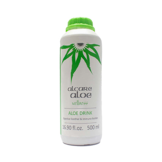 Alcare Aloe Drink - Refreshing beverage made from pure Aloe ferox juice, rich in fiber and essential minerals.