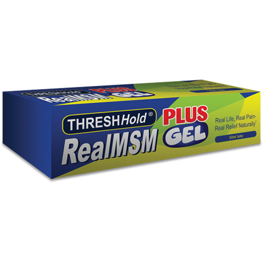 Thresh-hold Real MSM Gel for pain relief.