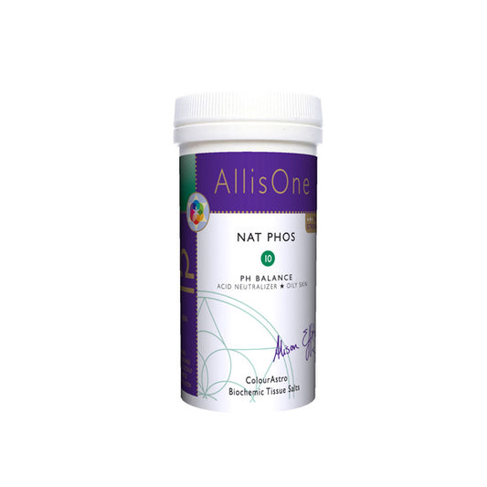 Nat Phos #10 - Biochemic acid neutralizer for oily skin, indigestion, joint pain, and more. pH balance support.