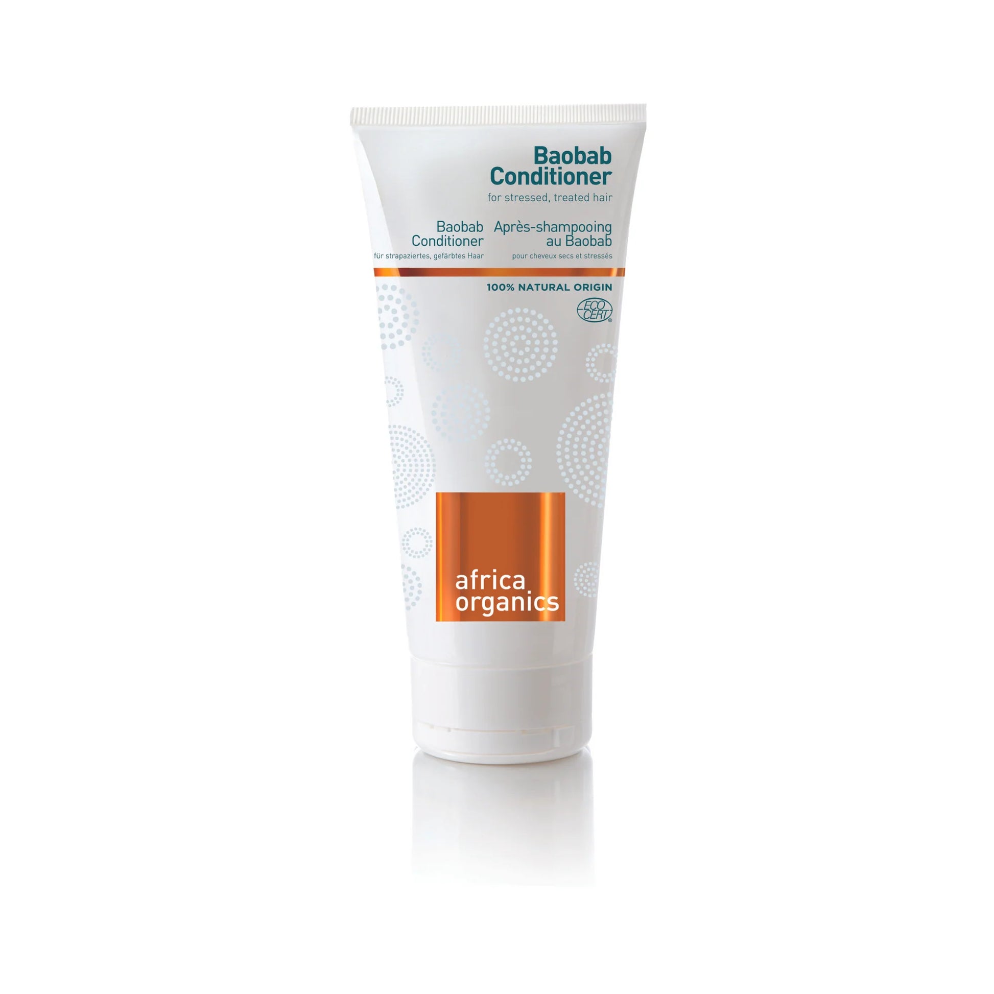 Baobab Conditioner, featuring sustainably harvested Baobab fruit extract for nourished, hydrated hair.