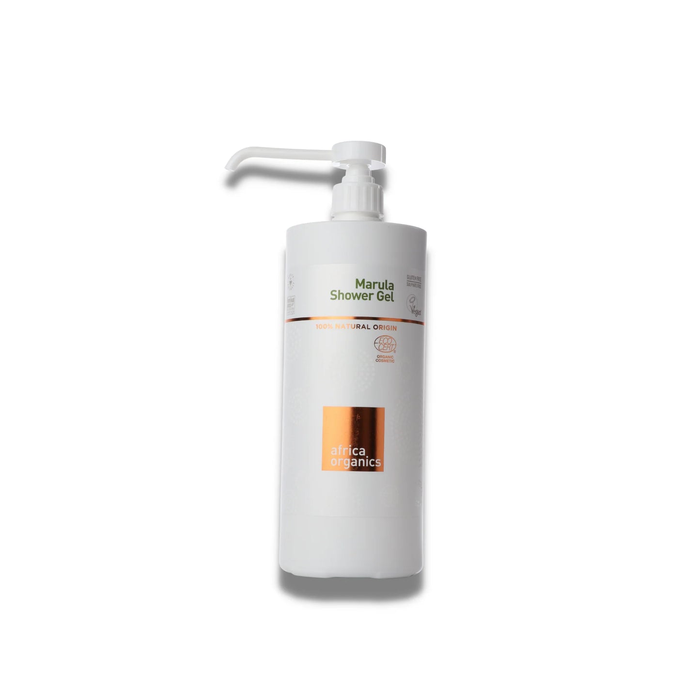 Marula Oil Showergel enriched with natural extracts for nourishment and freshness.