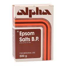 Epsom Salts B.P. 500g [Alpha]