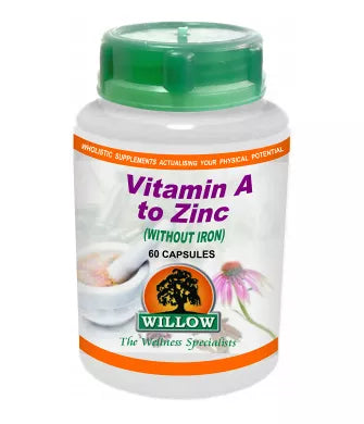 Vitamin A to Zinc [WITHOUT Iron]