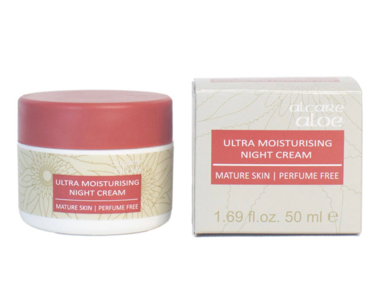 Ultra Moisturising Night Cream - Nourishing blend with Aloe ferox extract, sweet almond, and apricot oils for dry and mature skin.